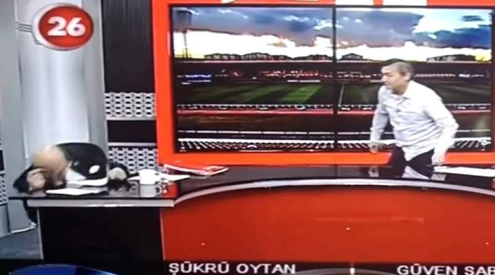 Καρδιακή προσβολή on air – Βίντεο-σοκ από την Τουρκία